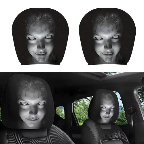 2pcs horror car - horror, headrest