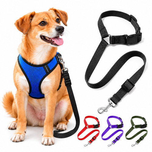 Dog car seat - dog, belt
