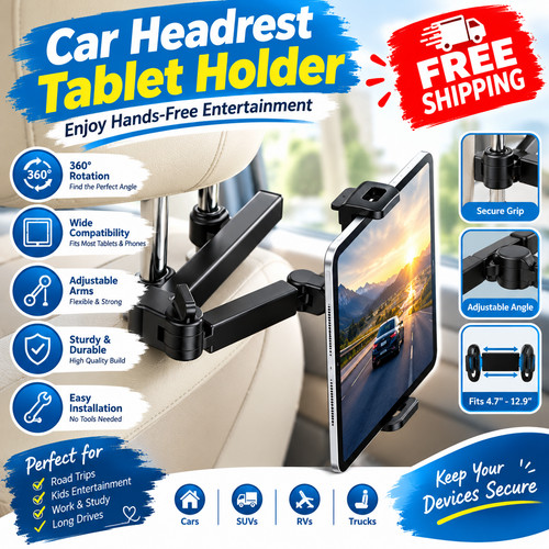 Universal car headrest - universal,