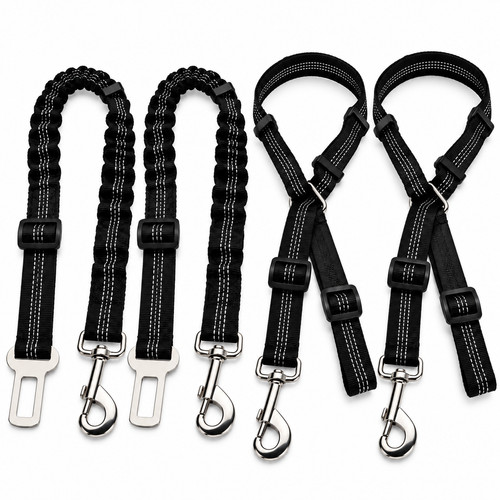 Pack dog car seat belt - car,