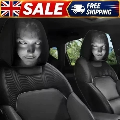 4pcs halloween car headrest - 2/4pcs,