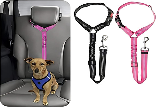 Dog seat belt adjustable - dog,