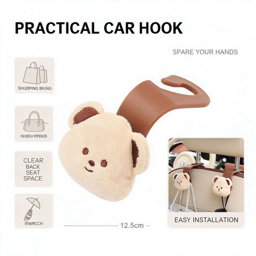Cute car seat back - car, hook