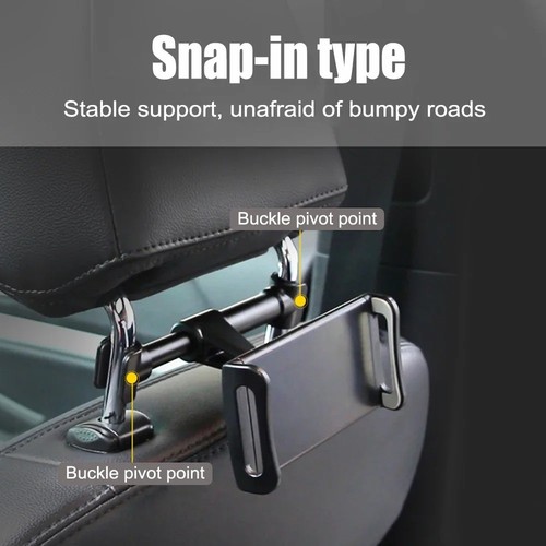 Car headrest mount - car, adjustable